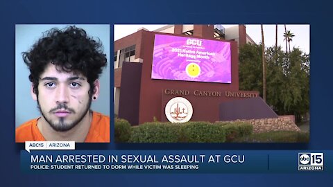 Student arrested for sexual assault, burglary at GCU dorm
