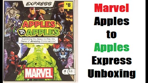 Marvel Apples to Apples Express Uboxing