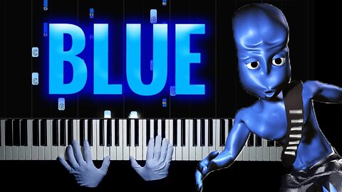 Blue (Da Ba Dee) - Eiffel 65 | EASY Piano - Hands Tutorial