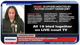 Georgia D.A. press briefing on Trump racketeering indictment - Aug. 14, 2023