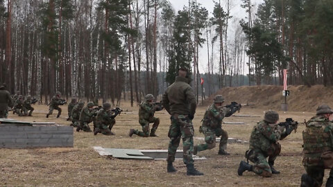 Dutch Royal Marines conduct training at Grafenwoehr Training Area