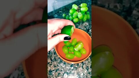 UVA VERDE DELICIOSA 🍇😋 | Receitas #Shorts