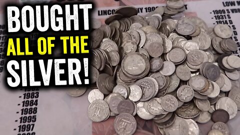 Coin Shop Sold me ALL of THEIR SILVER COINS!!