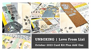 UNBOXING | Love From Lizi October 2023 Card Kit