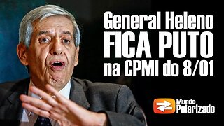 General Heleno perde o controle com Eliziane Gama na CPMI