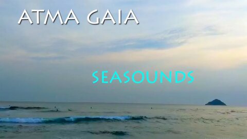 Sea waves soothing sounds, video recorded at Brazilian beach Boiçucanga/ bring much needed peace