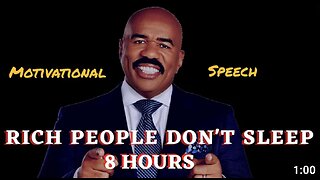 Best Motivational Speech - Pressure On Your Life (Steve Harvey) | RICH PEOPLE DON'T SLEEP 8 HOURS