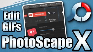 Create & Edit GIFs In PhotoScape X