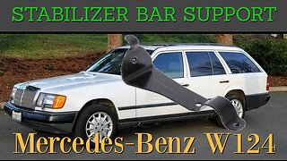 Mercedes Benz W124 - Replace stabilizer bar support. fix it yourself. Repair video