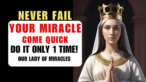 ✝️PRAYER FROM OUR LADY OF MIRACLES🙏YOUR ORDER ACKNOWLEDGED FAST!❤️