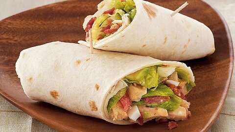 Chicken wrap , Quick and easy recipe