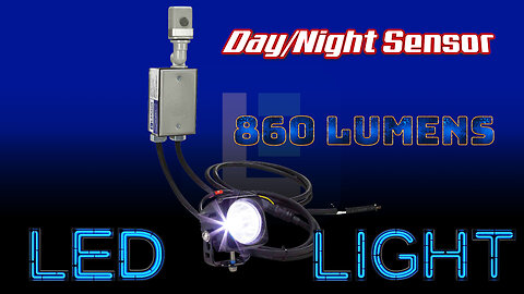 Flagpole LED Light 860 Lumens with Day/Night Sensor