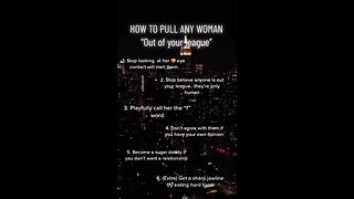 She’s not out your league *rizz tips