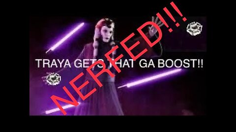 Darth Traya Omicron was TOO OP, Nerf Inbound! | Star Wars Galaxy of Heroes