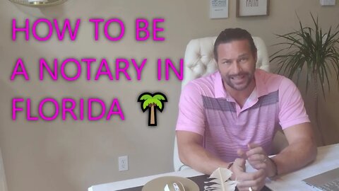 How To Become A Florida Notary Public Easily. Start A Prosperous Florida Mobile Notary Business