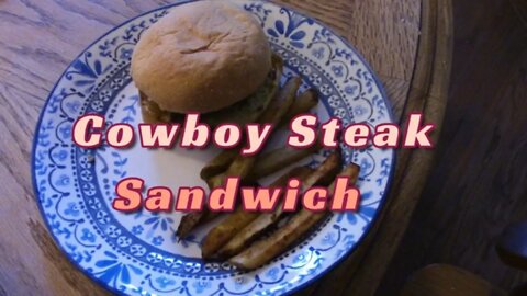Cowboy Steak Burger By Home Chef 🍔