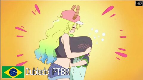 Shouta é afogado nos peitos de Lucoa 😏 - Melhores momentos Maid dragon