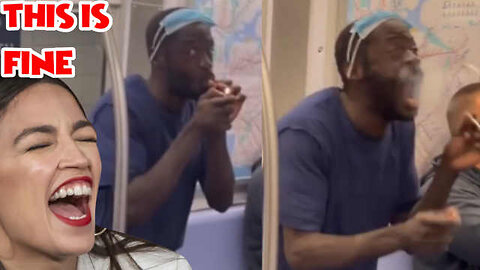 New Yorkers Openly Smoking Crack In The Subway Cars