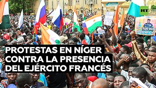 Centenares de nigerinos protestan contra la presencia del Ejército francés en el país