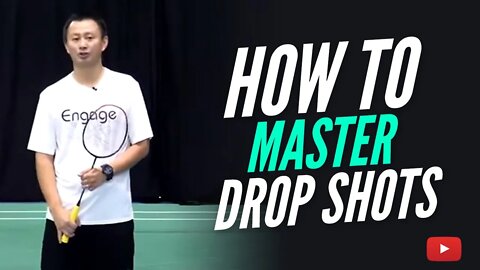 How to Master Drop Shots - Badminton Tips Coach Hendry Winarto - English with Indonesian Subtitles