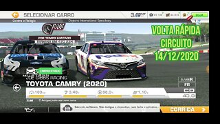 GUIGAMES - NASCAR - Toyota Camry - Daytona - Volta Rápida,Circuito de Pista 14 de dezembro de 2020