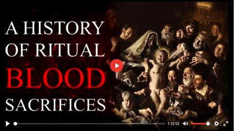 A History of Ritual Blood Sacrifice - Jewish Ritual Murder