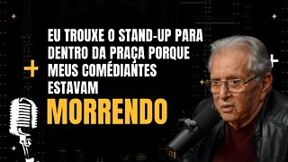 Carlos Alberto de Nóbrega explica como levou o Stand-Up para dentro da praça é nossa - Flow podcast