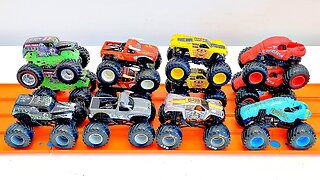 MONSTER JAM | MONSTER TRUCK SMASHUP | GRAVE DIGGER | EL TORO | HOT WHEELS MONSTER TRUCKS | MAX-D