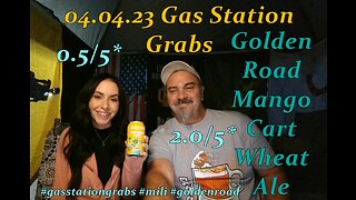 04.04023 Gas Station Grabs: Golden Road Mango Cart Wheat Ale