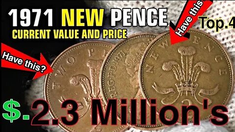 Top 4 Ultra UK 2 New pence Coins Rare UK 2 pence coins Worth lot of money! Coins worth money!
