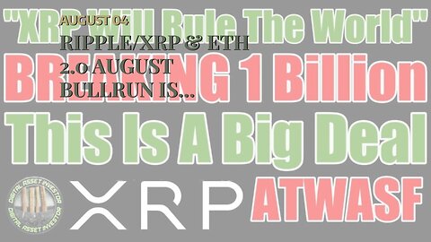 RIPPLE/XRP & ETH 2.0 AUGUST BULLRUN IS LIKELYCASH HAS BEEN OFFICIALLY BANNED & CBDCS ARE RE...