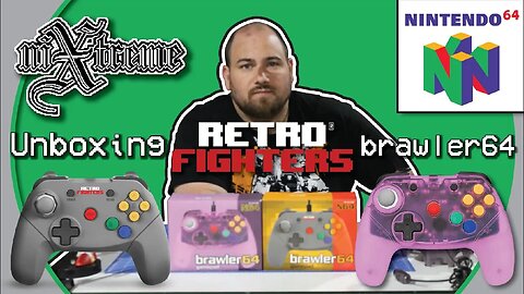 Unboxing - Retro Fighters Brawler 64 Controllers, Grey, Atomic Purple