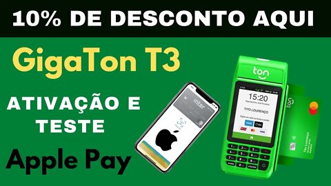 GigaTon T3 com teste Apple Pay! 🍏 Ativação, configurações e testes iniciais!