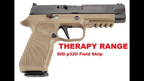 SIG P320 Field Strip Take Down on Therapy Range