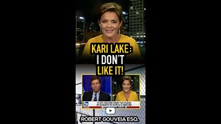 Kari Lake DOESN'T Like It! #shorts