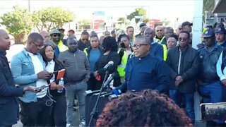 (s) Fikile Mbalula Prasa press briefing