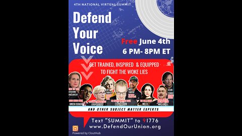 Clay Clark, Dinesh D'Souza Mike Lindell | Defend Your Voice - Summit on fighting back the Woke Lies!