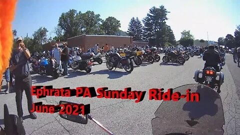 Ephrata PA Motorcycle First Sunday Ride in June 2021. Monthly bike rally.