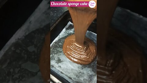 Chocolate sponge cake | Tea cake #cooking #baking #shorts