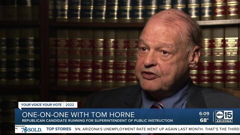 One-on-one with Tom Horne