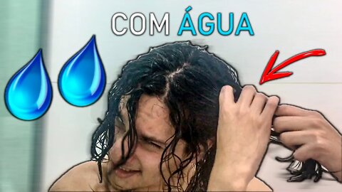 FINALIZANDO O CABELO APENAS COM ÁGUA (sem creme) 💦