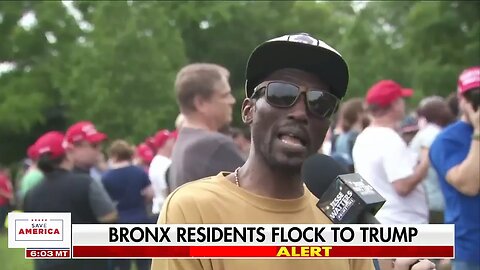 "Trump is Black as I am" (Bronx resident at Trump Rally)