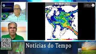 Chuva forte deixa centro-norte em alerta laranja. No RS, PR e Argentina calor e seca