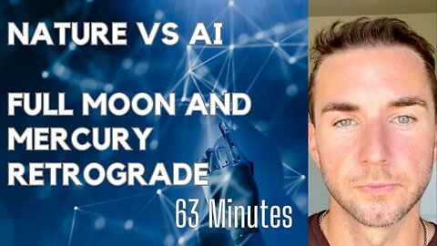 Full moon, mercury retrograde, pearl powder, frequencies, nature versus AI