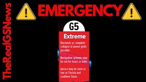 NASA Alert! Magnetic Storm Has Reached Level "G-5" Extreme [Highest Ever]!! Blackout!