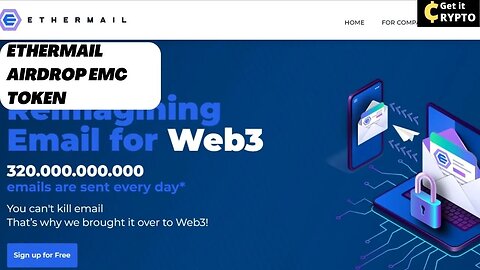 Ethermail Web.3 Email Service Give you Free EMC token