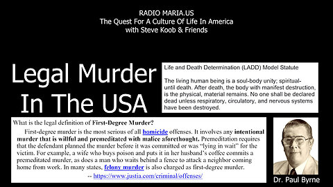 Legal Murder In The USA