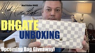 BOUGIE ON A BUDGET! DHGATE UNBOXING & REVIEW! LV Felicie Pochette Damier Azur