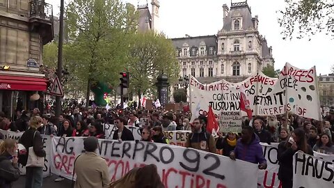 LIVE: Paris / France: Pension reform protests continue - 24.04.2023 #casserole