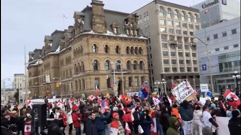 FREEDOM PROTESTS RETURN TO THE CANADIAN PARLIAMENT HILL